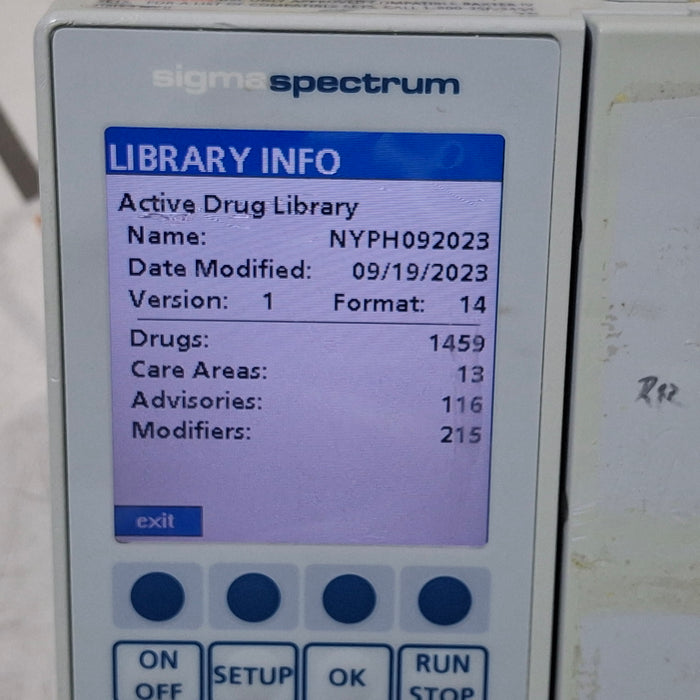 Baxter Baxter Sigma Spectrum 8.00.04 w/o Battery Infusion Pump Infusion Pump reLink Medical