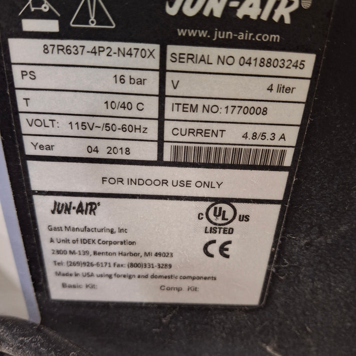 Jun-Air 87R-4P Dental Air Compressor