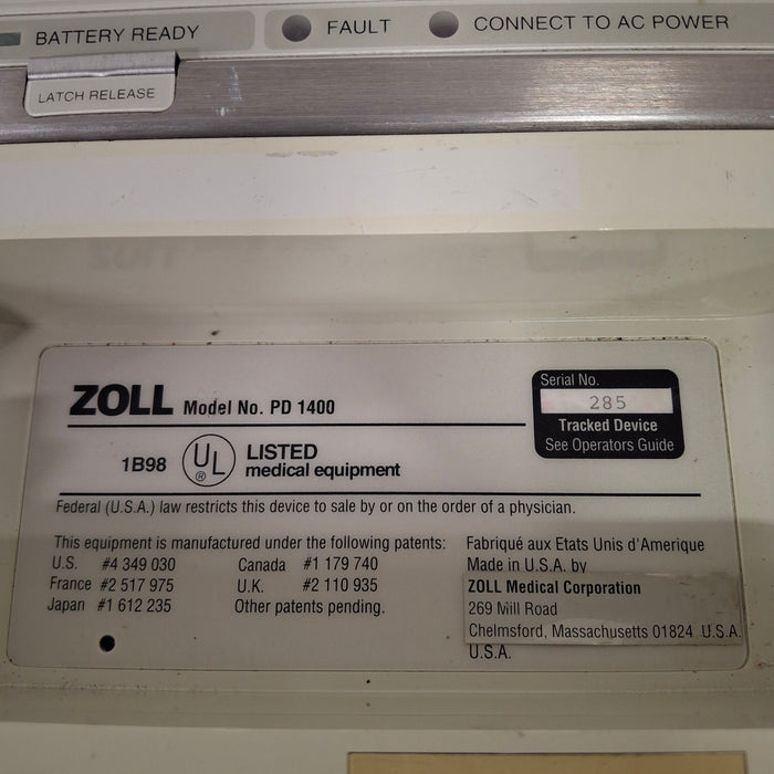Zoll Zoll PD-1400 Pacemaker Defibrillator Defibrillators reLink Medical