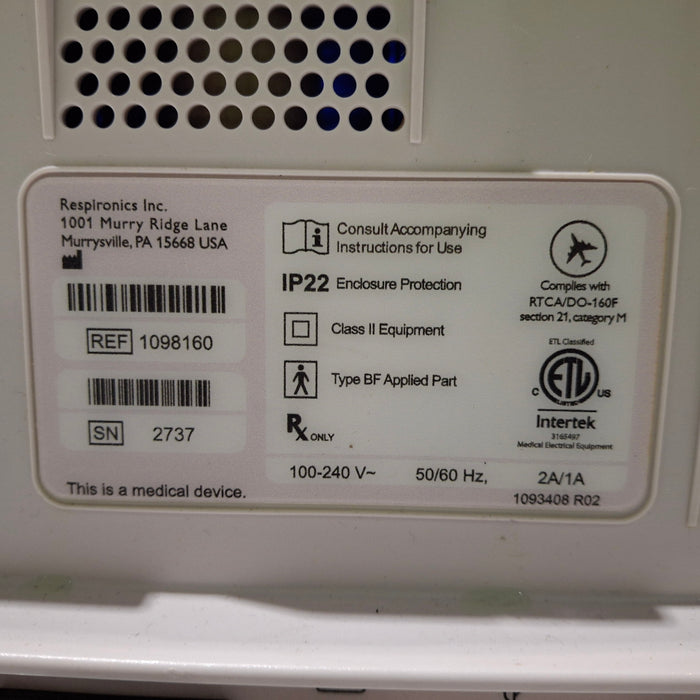 Respironics Cough Assist T70 Airway Clearance Device