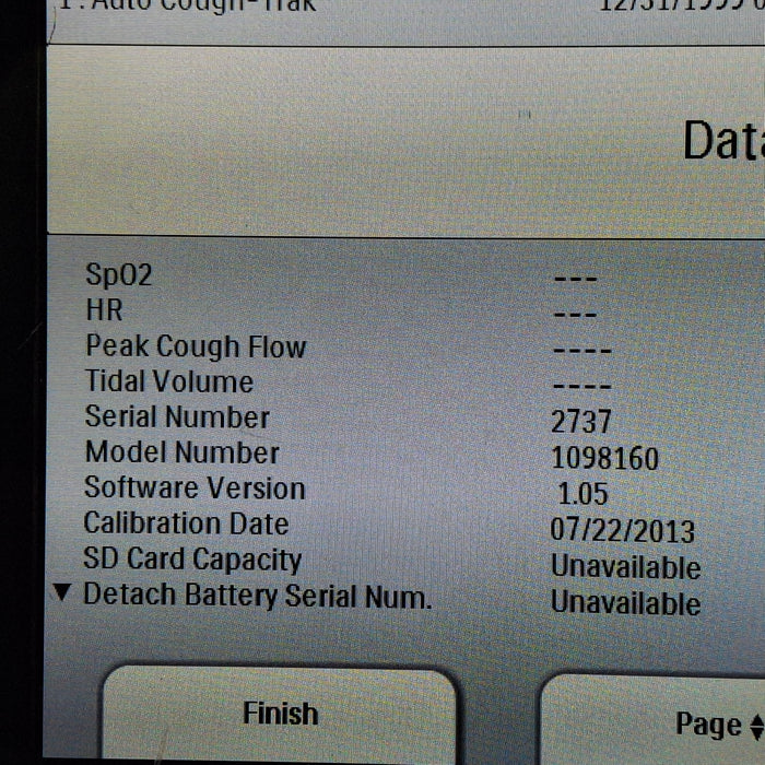 Respironics Cough Assist T70 Airway Clearance Device