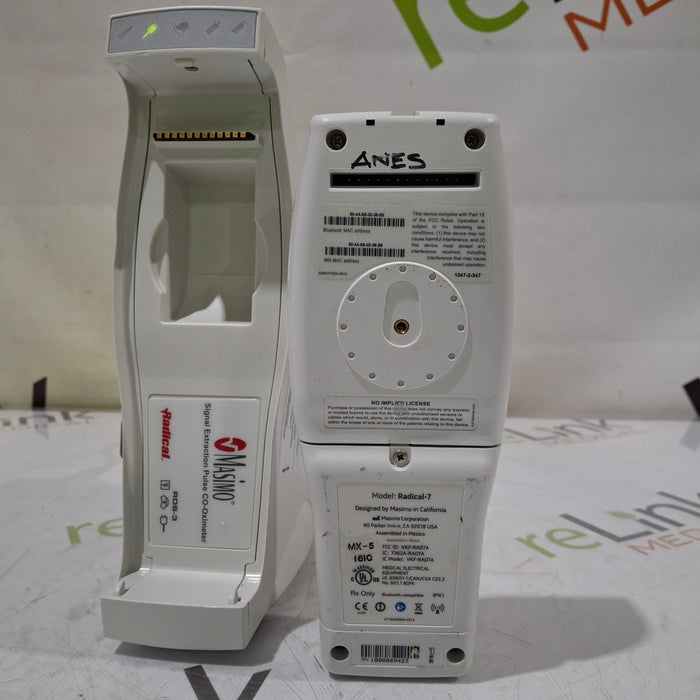 Masimo Masimo Radical 7 Pulse Oximeter w/ Base Patient Monitors reLink Medical