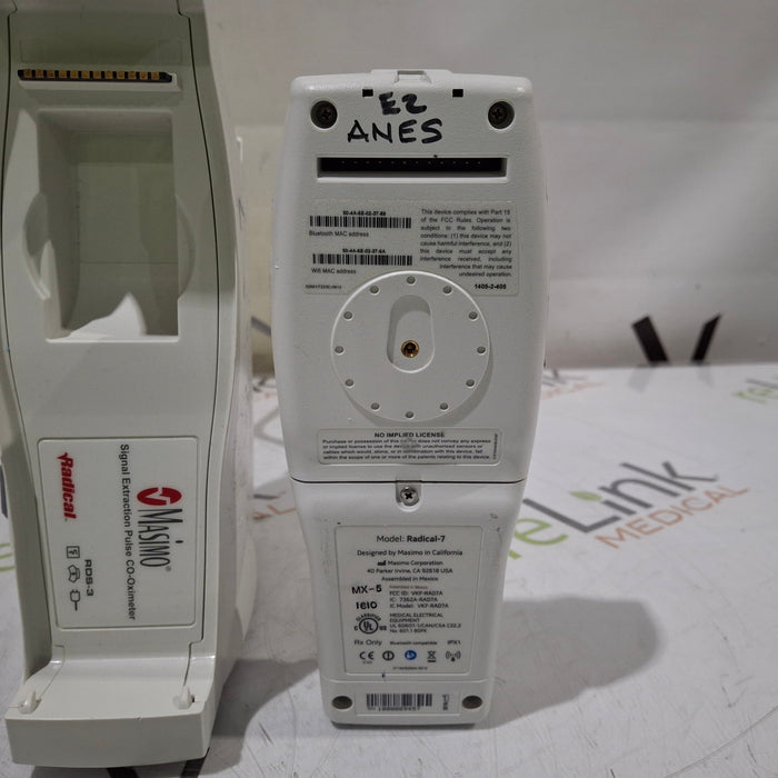 Masimo Masimo Radical 7 Pulse Oximeter w/ Base Patient Monitors reLink Medical