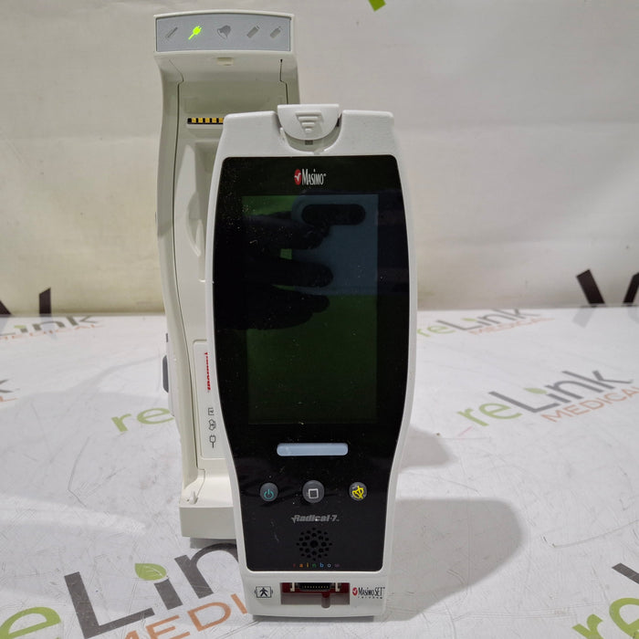 Masimo Masimo Radical 7 Pulse Oximeter w/ Base Patient Monitors reLink Medical