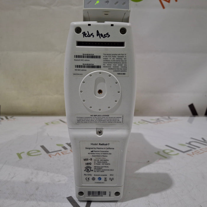 Masimo Masimo Radical 7 Pulse Oximeter w/ Base Patient Monitors reLink Medical