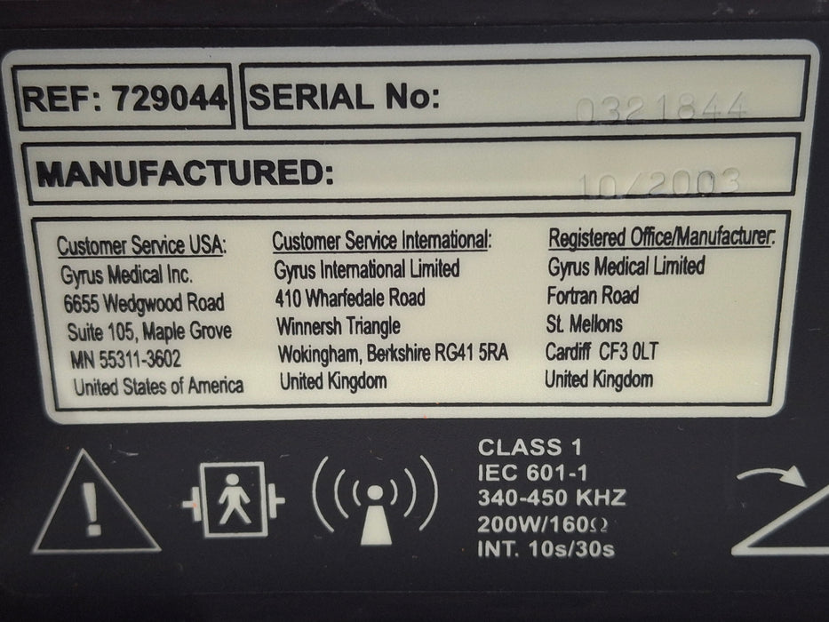Everest Medical Plasma Kinetic 729044 Electrosurgical Unit