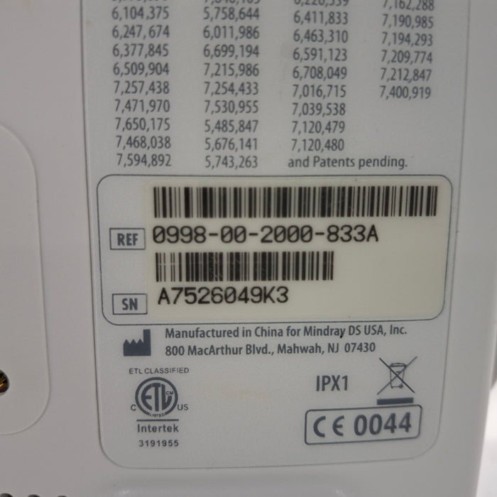 Mindray Mindray Datascope Accutorr V Vital Signs Monitor Patient Monitors reLink Medical