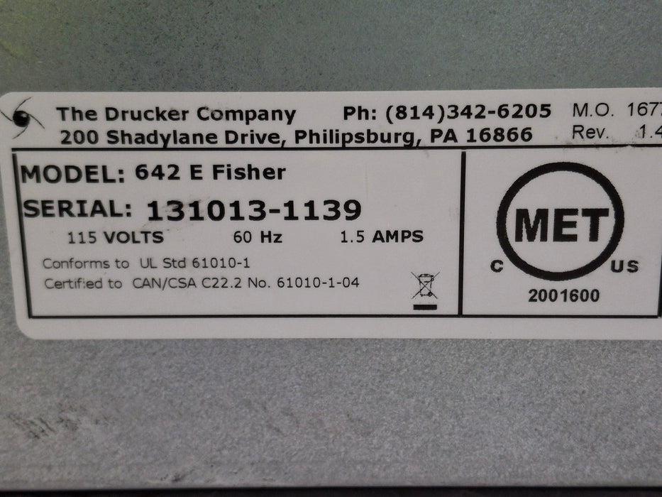 Drucker Diagnostics 642E Centrifuge