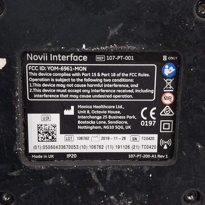 Monica Healthcare Limited Monica Healthcare Limited 107-PT-001 Fetal Monitor Patient Monitors reLink Medical
