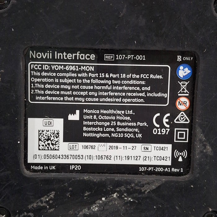 Monica Healthcare Limited Monica Healthcare Limited 107-PT-001 Fetal Monitor Patient Monitors reLink Medical