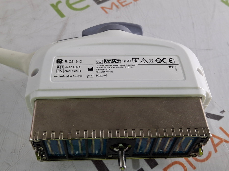 GE Healthcare GE Healthcare RIC5-9-D Micro Convex Transducer Ultrasound Probes reLink Medical
