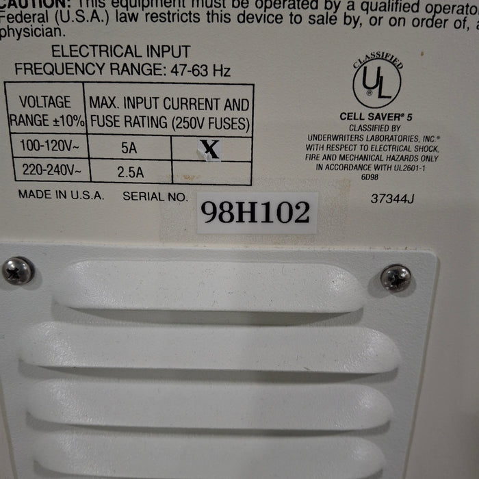 Haemonetics Haemonetics Cell Saver 5 Salvage Shed Blood Unit Perfusion reLink Medical