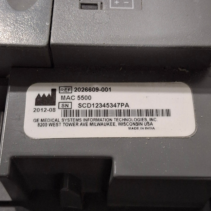 GE Healthcare GE Healthcare MAC 5500 ECG with CAM Module Cardiology reLink Medical