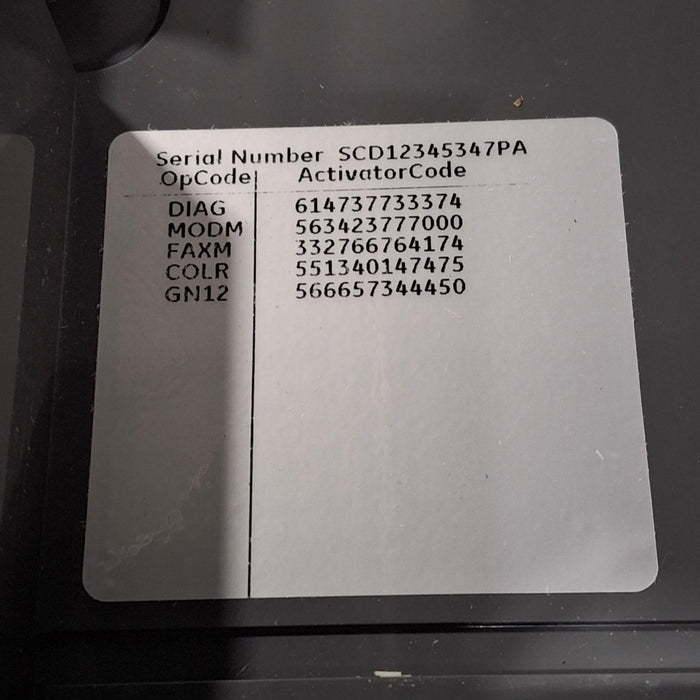 GE Healthcare GE Healthcare MAC 5500 ECG with CAM Module Cardiology reLink Medical