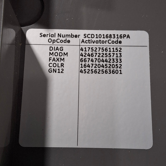 GE Healthcare MAC 5500 ECG with CAM Module