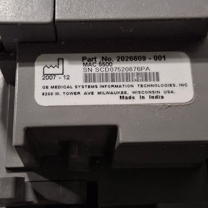 GE Healthcare MAC 5500 ECG with CAM Module