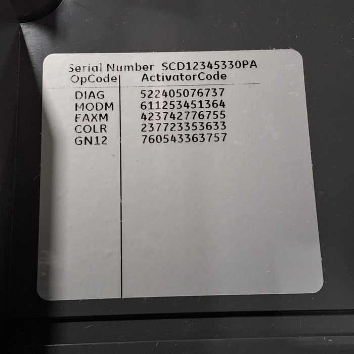 GE Healthcare MAC 5500 ECG with CAM Module