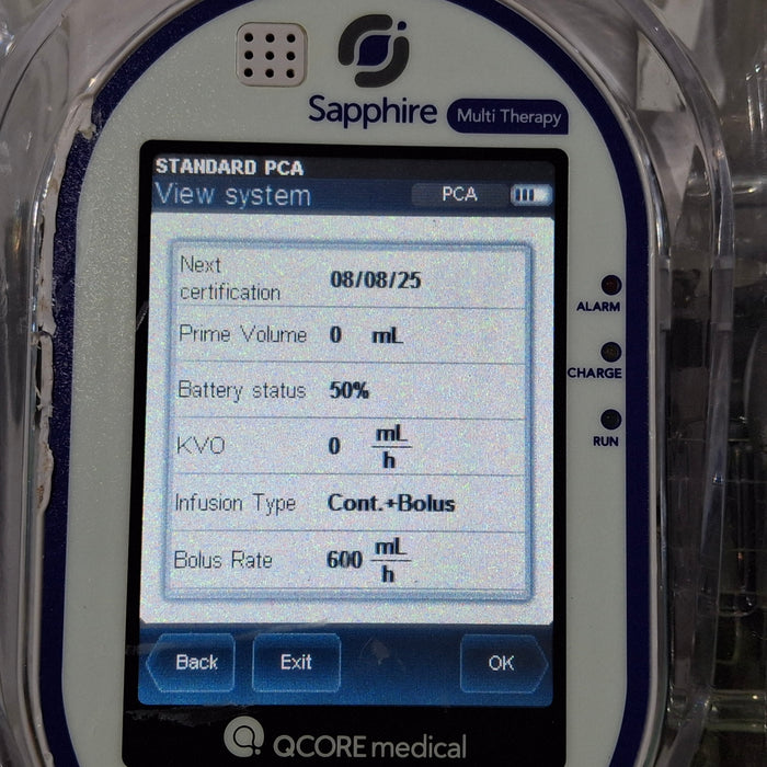 QCore Medical QCore Medical Sapphire Multi-Therapy Infusion Pump Infusion Pump reLink Medical