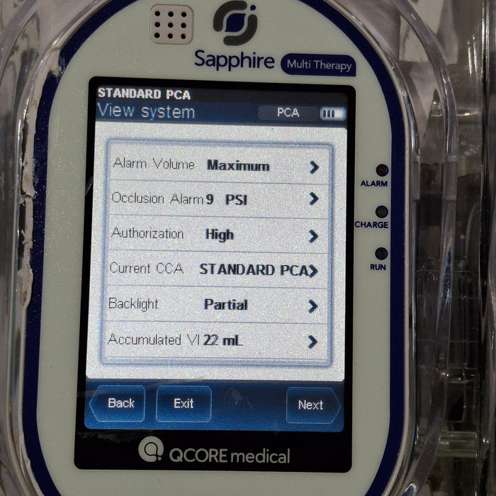 QCore Medical QCore Medical Sapphire Multi-Therapy Infusion Pump Infusion Pump reLink Medical