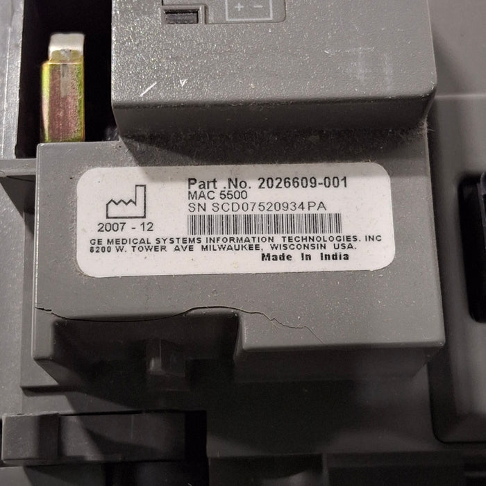 GE Healthcare MAC 5500 ECG with CAM Module