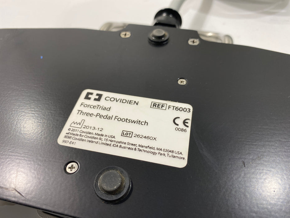 Covidien Covidien FT6003 Valleylab ForceTriad Three Pedal Footswitch Electrosurgical Units reLink Medical