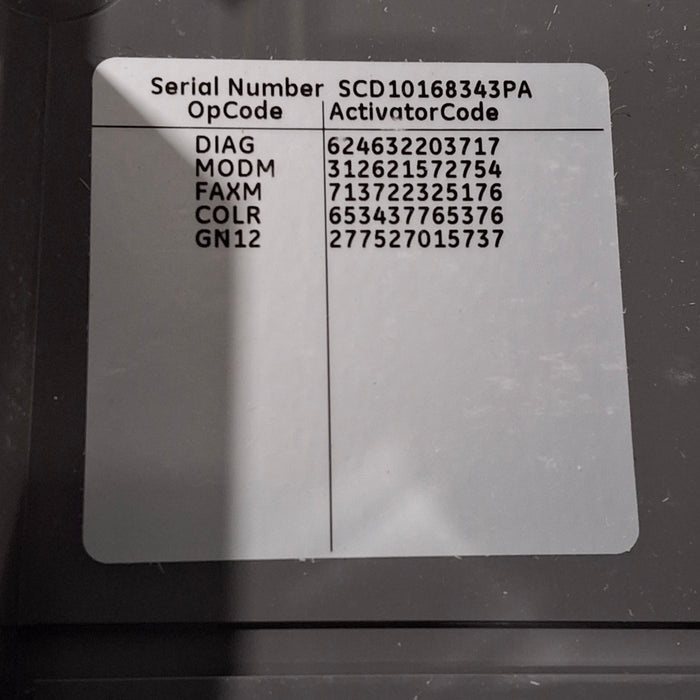 GE Healthcare GE Healthcare MAC 5500 ECG with CAM Module Cardiology reLink Medical