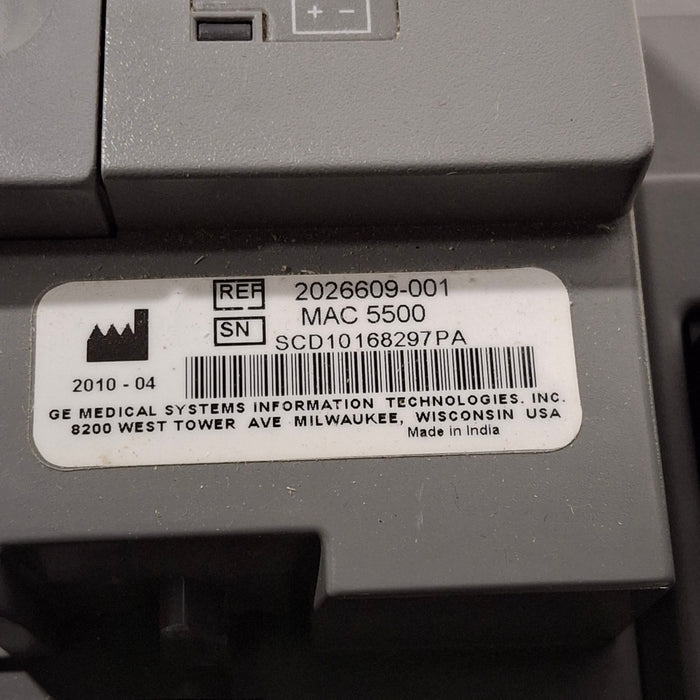 GE Healthcare GE Healthcare MAC 5500 ECG with CAM Module Cardiology reLink Medical