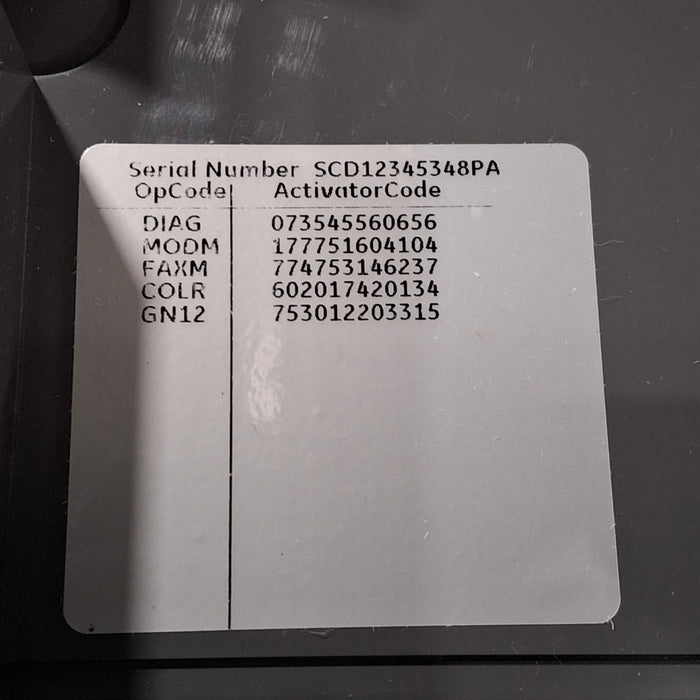 GE Healthcare MAC 5500 ECG with CAM Module