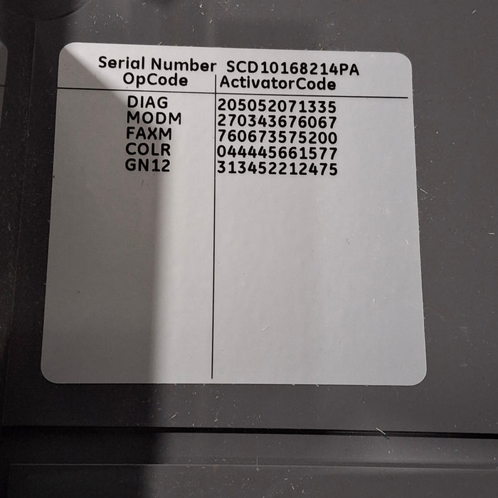 GE Healthcare MAC 5500 HD ECG with CAM Module