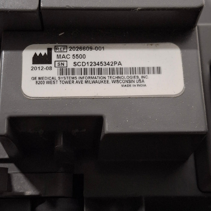 GE Healthcare GE Healthcare MAC 5500 ECG with CAM Module Cardiology reLink Medical