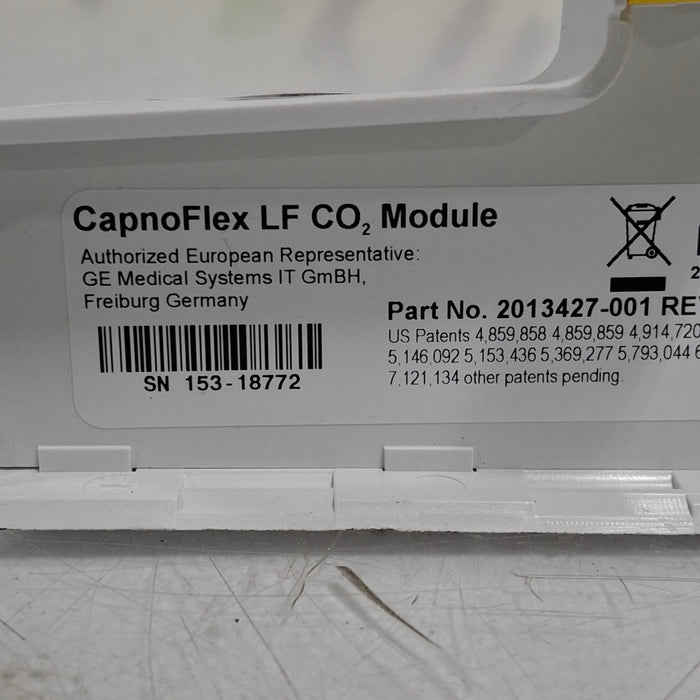 GE Healthcare GE Healthcare Capnoflex LF CO2 Module Patient Monitors reLink Medical