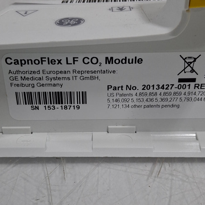 GE Healthcare GE Healthcare Capnoflex LF CO2 Module Patient Monitors reLink Medical