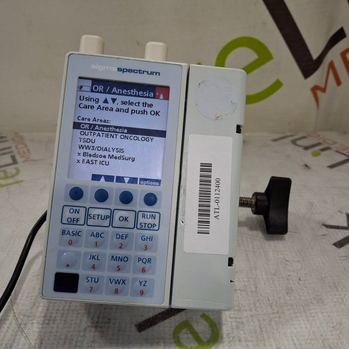 Baxter Baxter Sigma Spectrum 6.05.14 with A/B/G/N Battery Infusion Pump Infusion Pump reLink Medical