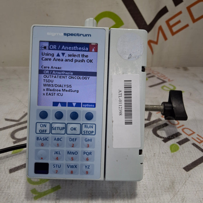 Baxter Baxter Sigma Spectrum 6.05.14 with B/G Battery Infusion Pump Infusion Pump reLink Medical