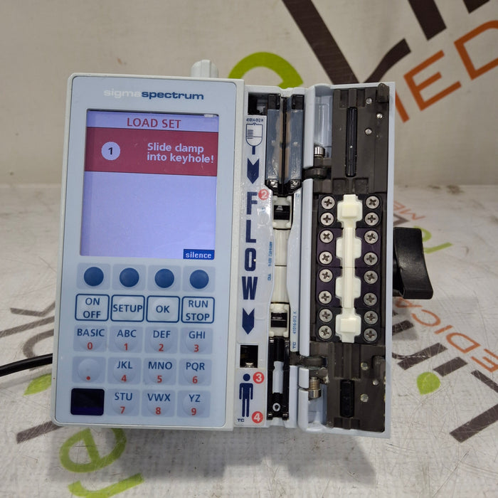 Baxter Baxter Sigma Spectrum 6.05.14 with B/G Battery Infusion Pump Infusion Pump reLink Medical