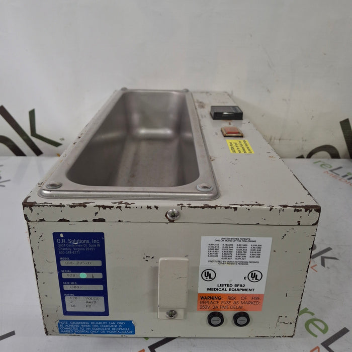 OR Solutions OR Solutions ORS 2057D Solution Warmer Surgical Equipment reLink Medical
