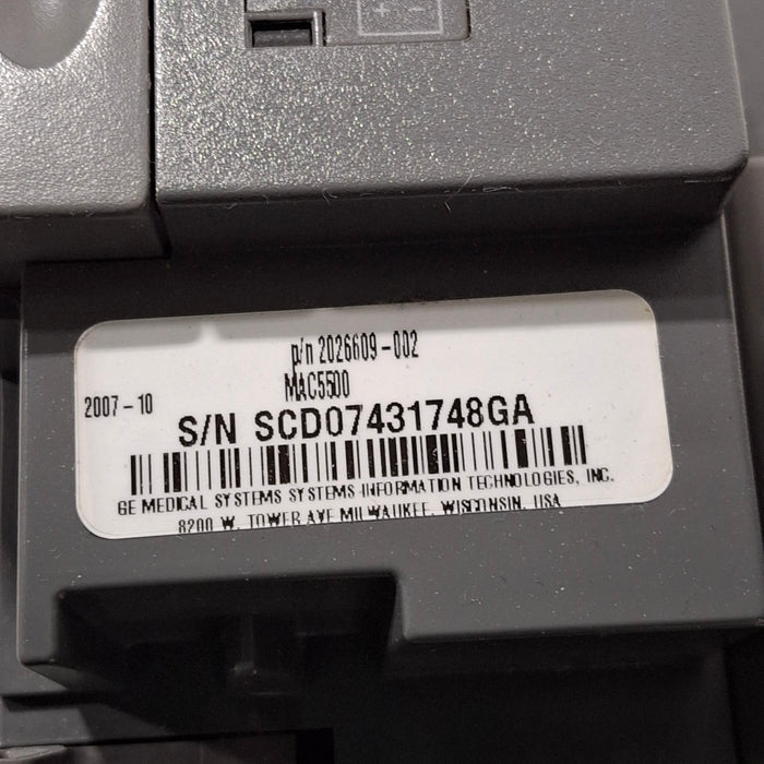 GE Healthcare GE Healthcare MAC 5500 ECG without CAM Module Cardiology reLink Medical
