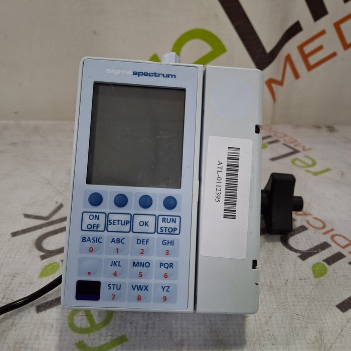 Baxter Baxter Sigma Spectrum 6.05.14 with B/G Battery Infusion Pump Infusion Pump reLink Medical