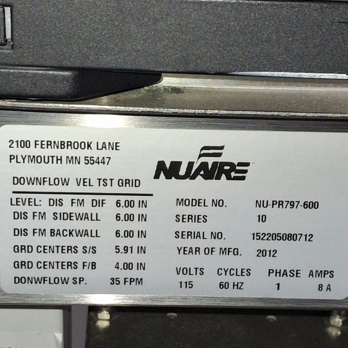 Nuaire Nuaire NU-PR797-600 Pharmagard Isolator Chamber Glovebox Research Lab reLink Medical