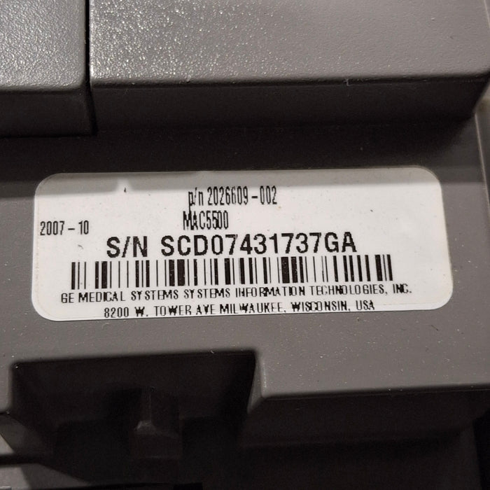 GE Healthcare GE Healthcare MAC 5500 ECG without CAM Module Cardiology reLink Medical