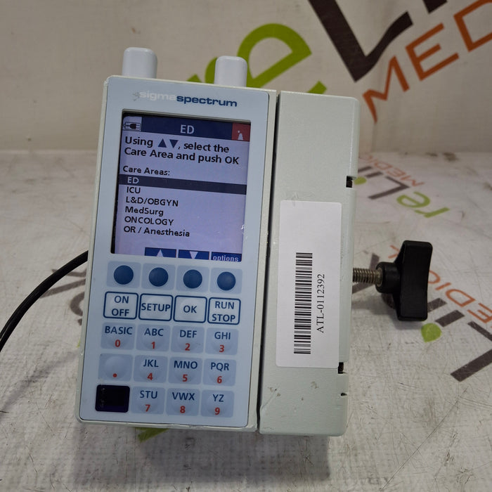 Baxter Baxter Sigma Spectrum 6.05.14 with A/B/G/N Battery Infusion Pump Infusion Pump reLink Medical