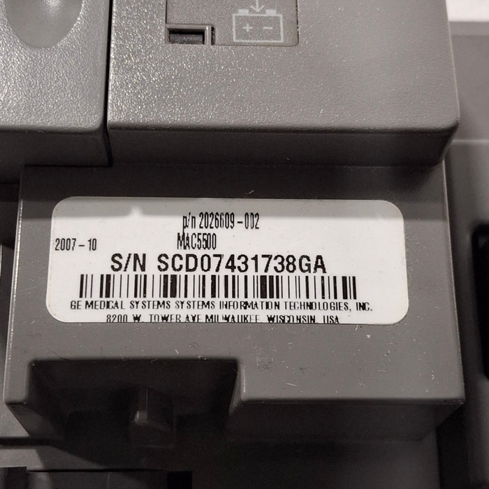 GE Healthcare GE Healthcare MAC 5500 ECG without CAM Module Cardiology reLink Medical