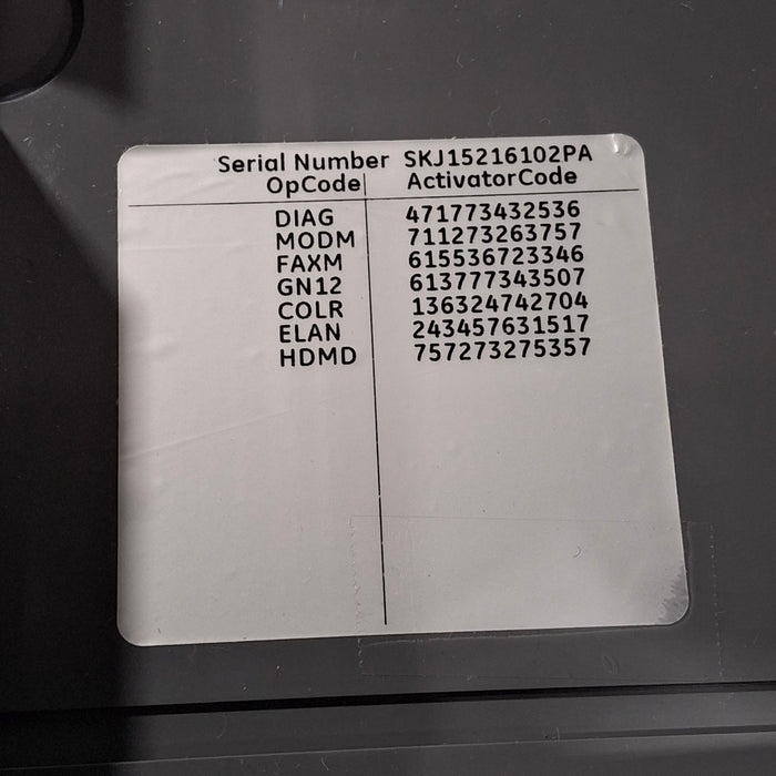 GE Healthcare GE Healthcare MAC 5500 HD ECG without CAM Module Cardiology reLink Medical