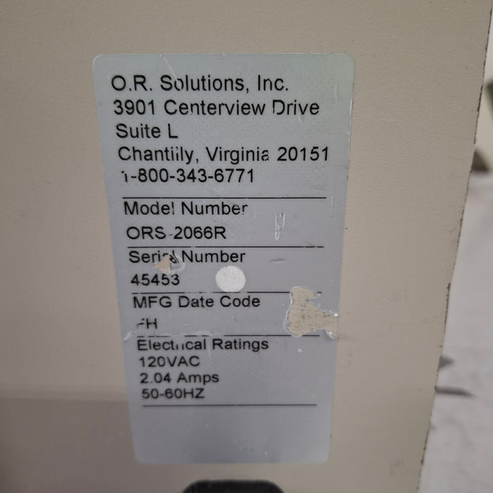 OR Solutions ORS-2066R Solution Warmer