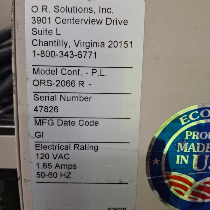 OR Solutions ORS-2066R Solution Warmer