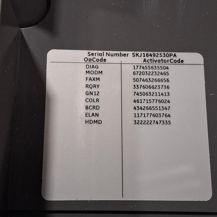 GE Healthcare GE Healthcare MAC 5500 HD ECG without CAM Module Cardiology reLink Medical