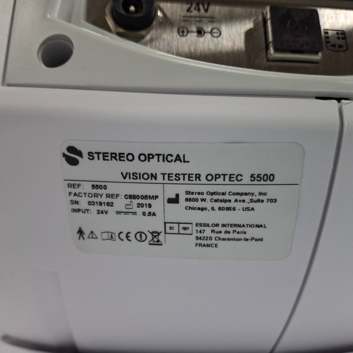 Stereo Optical Stereo Optical Optec 5500 Vision Tester Test Equipment reLink Medical