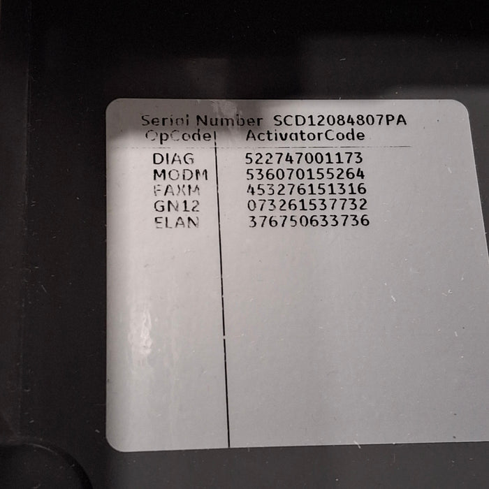 GE Healthcare MAC 5500 ECG with CAM Module