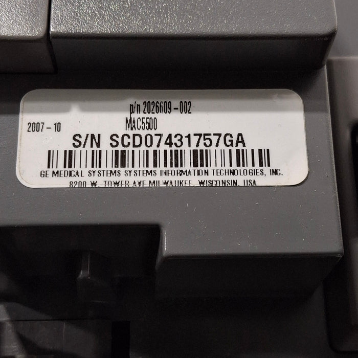 GE Healthcare GE Healthcare MAC 5500 ECG without CAM Module Cardiology reLink Medical