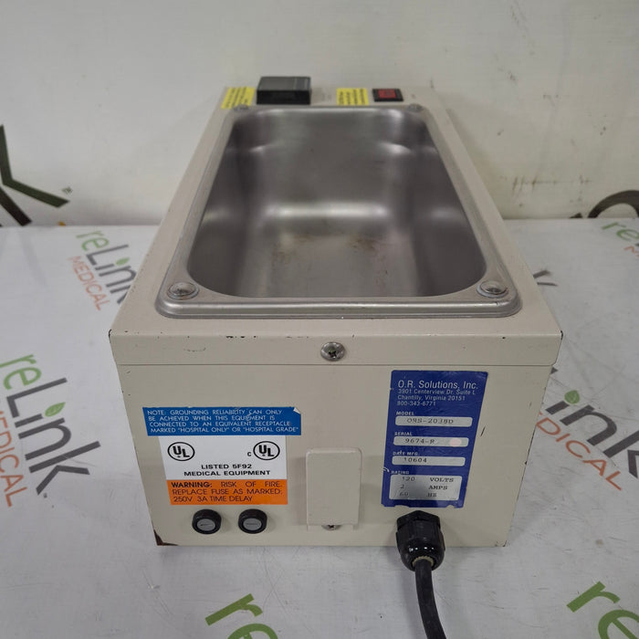 OR Solutions ORS-2038D Solution Warmer